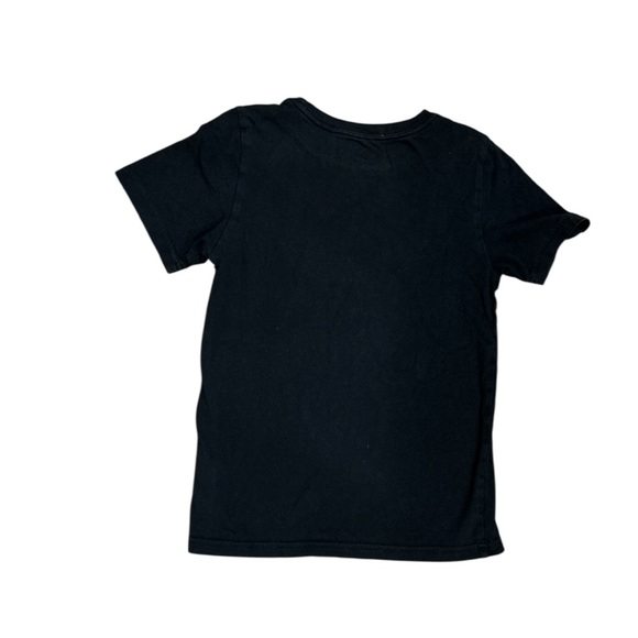 Adidas Kids Black Tee with Camo Logo size 7 - Picture 3 of 4